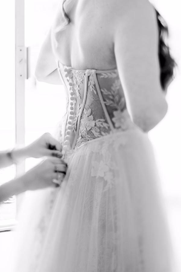 Black-tie wedding reception in The Willard InterContinental Crystal Room with ornate chandeliers in Washington DC